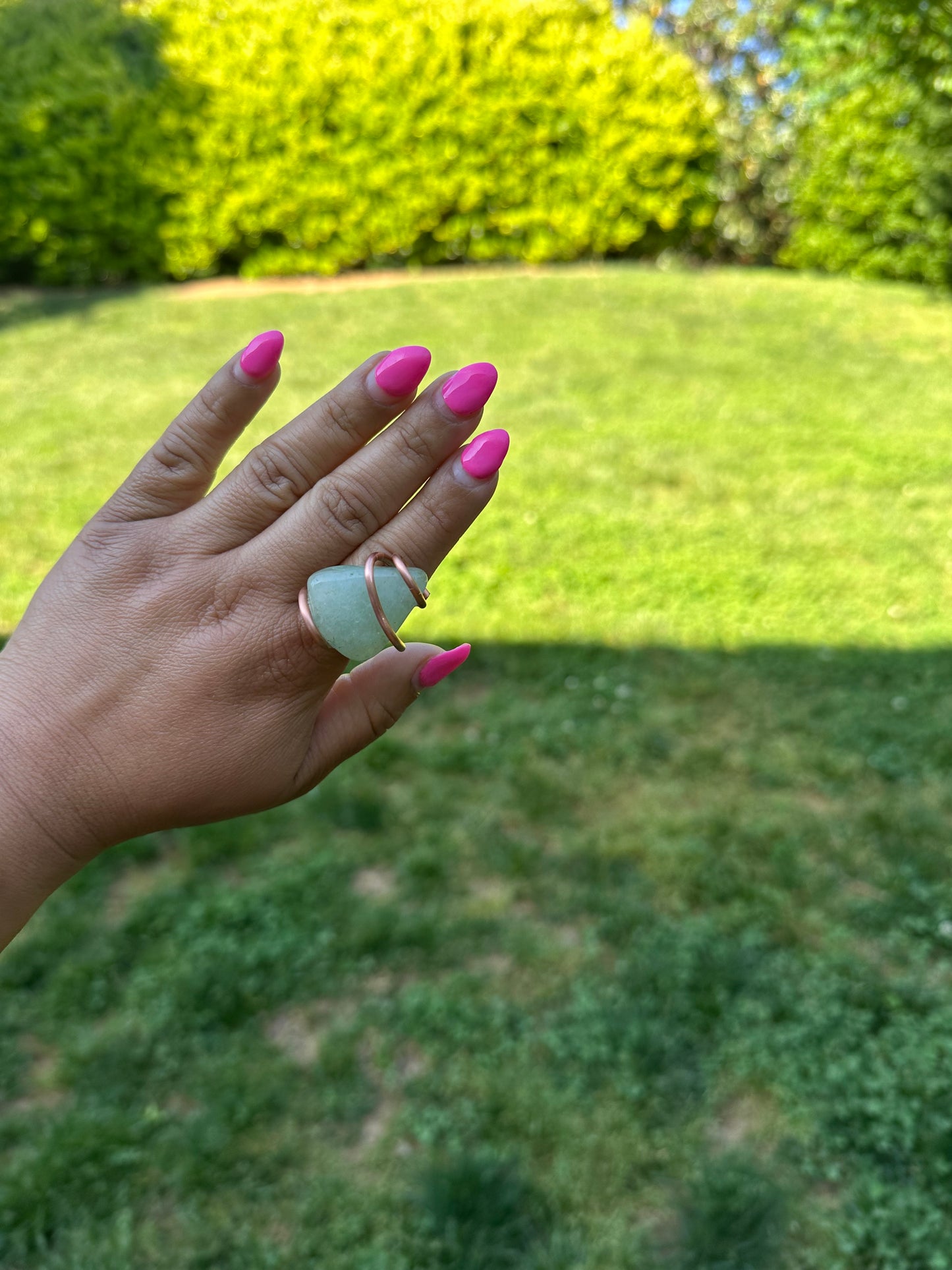 Green Aventurine Ring