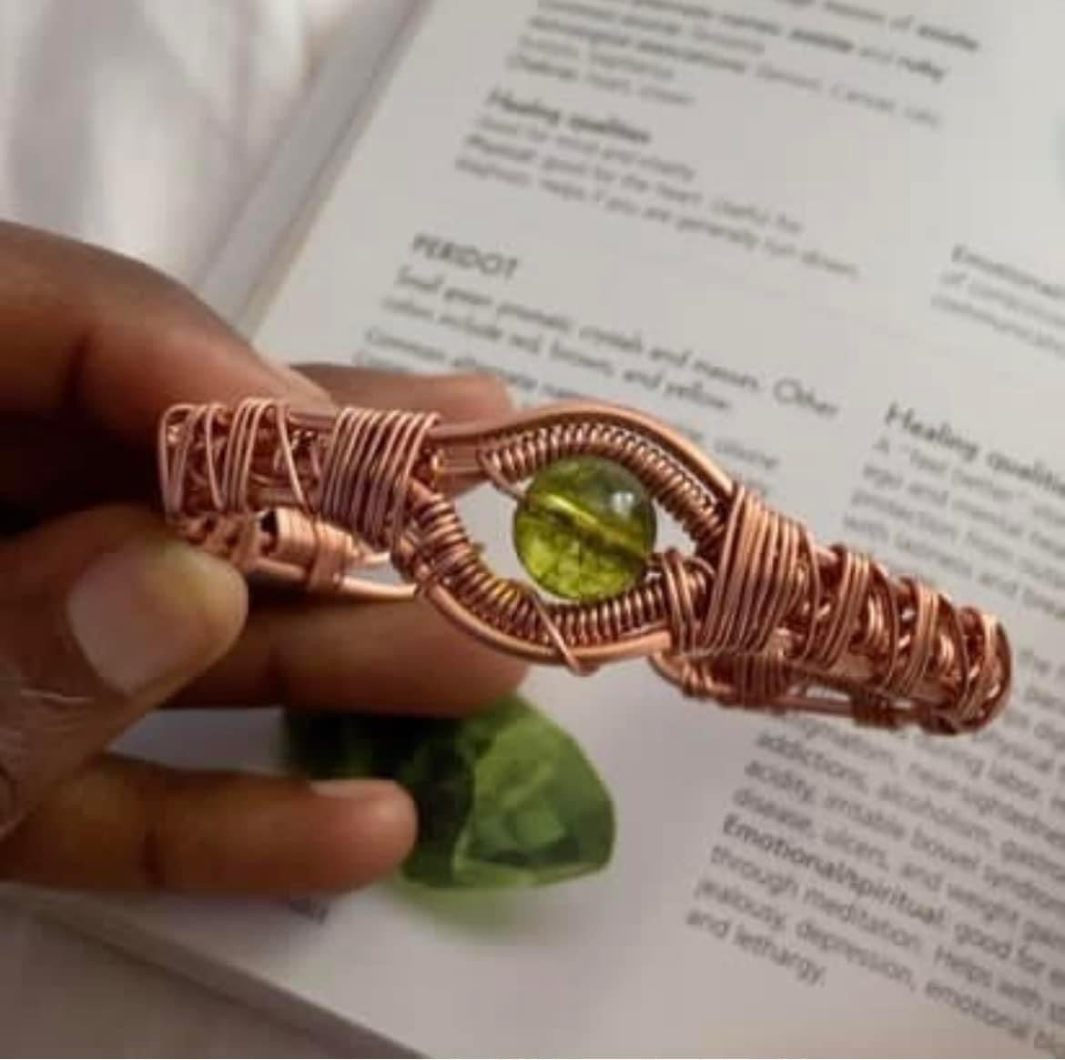 All seeing eye Peridot Bracelets