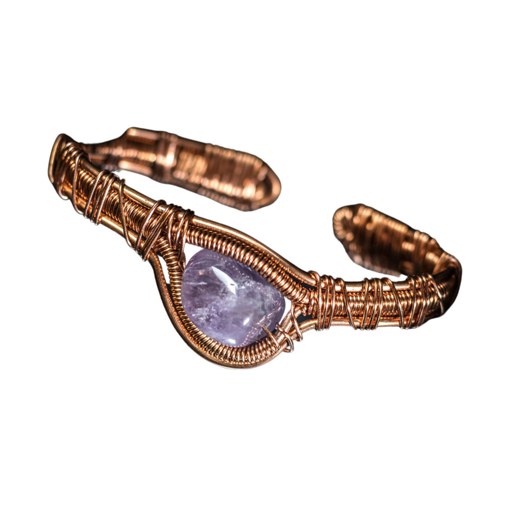 All Seeing Eye Amethyst Bracelet