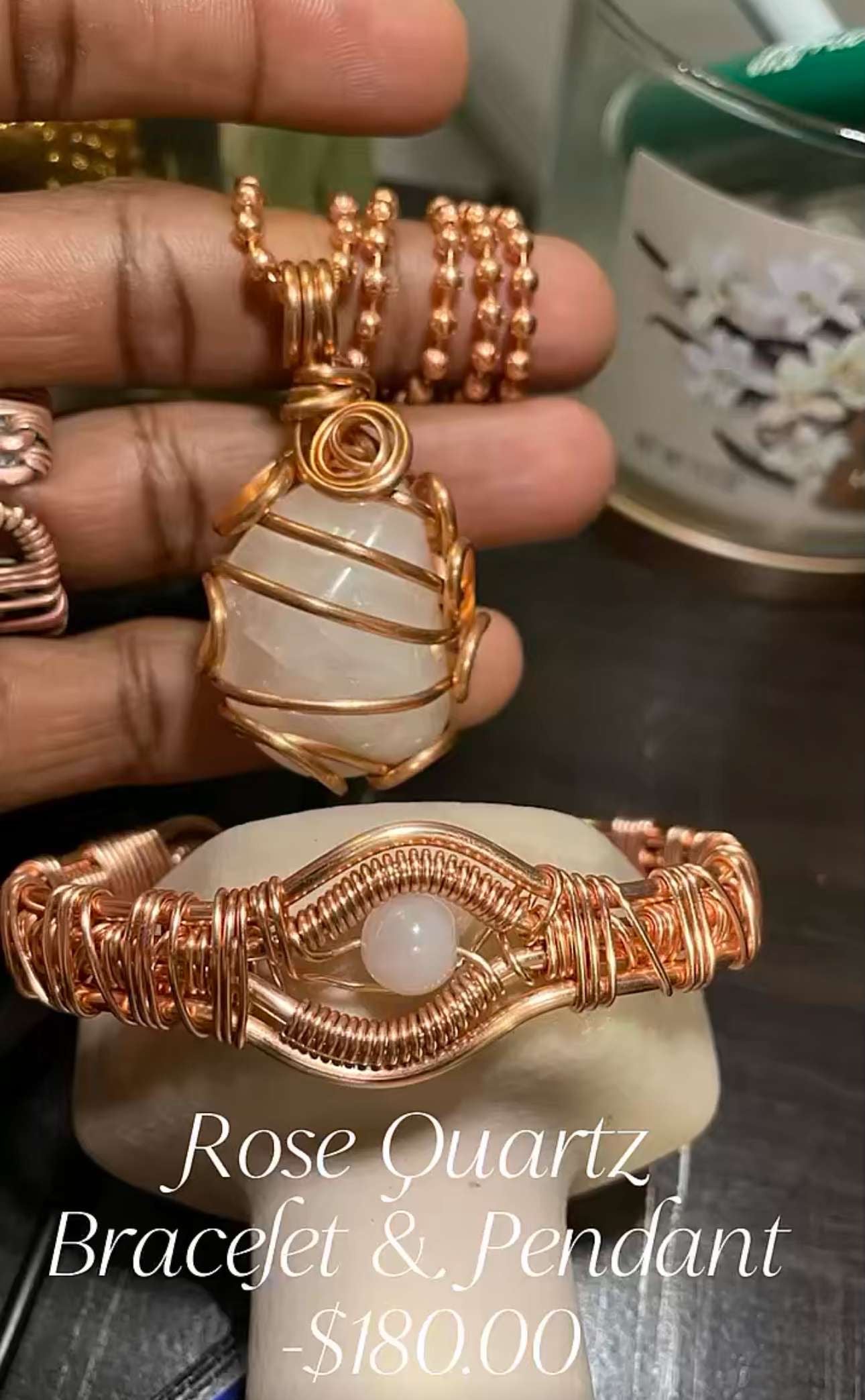 Rose quartz Sets