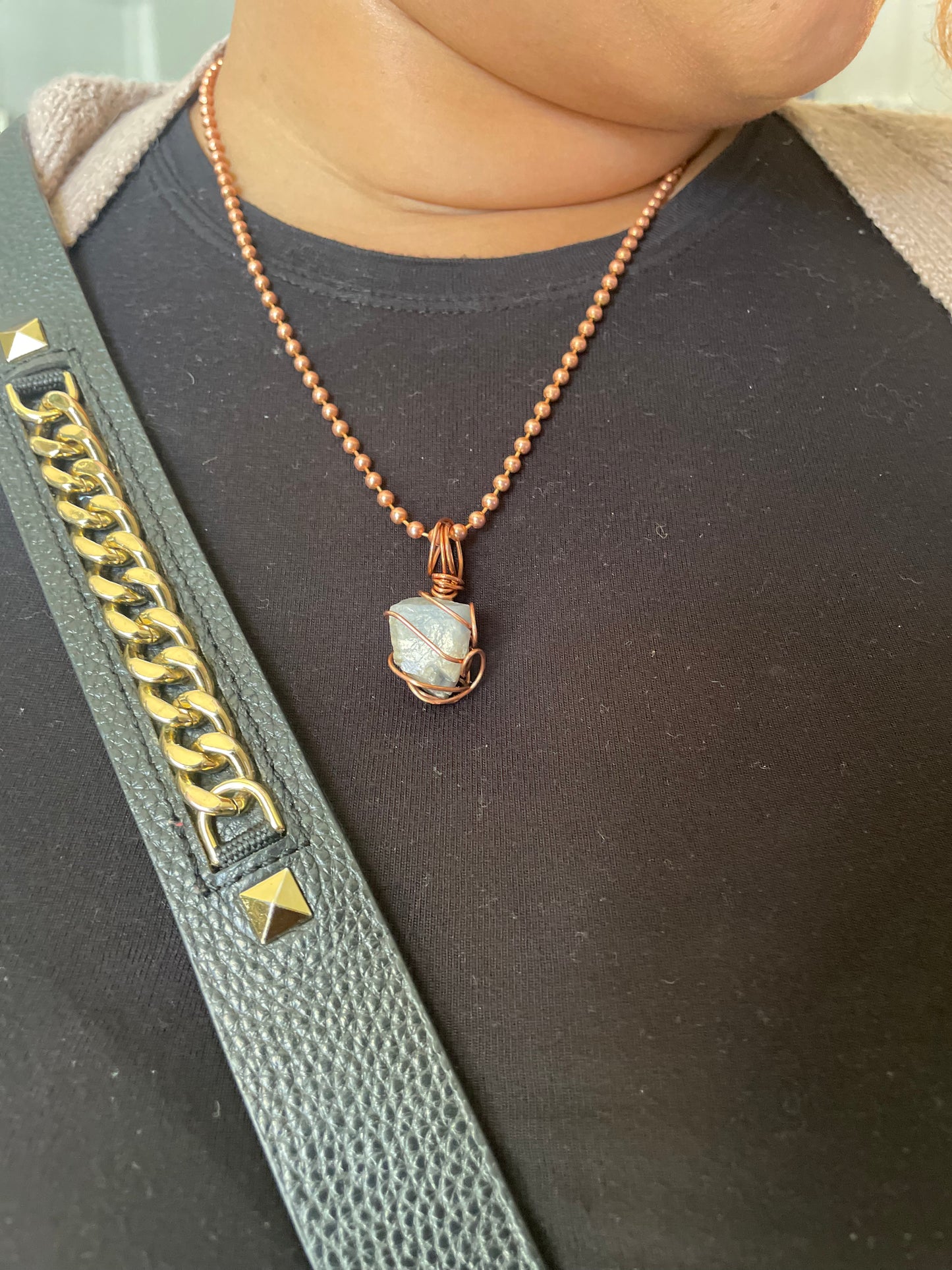 Aquamarine dainty dependent