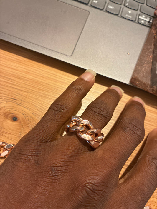 Premium Holistic Copper Cuban Healing Ring