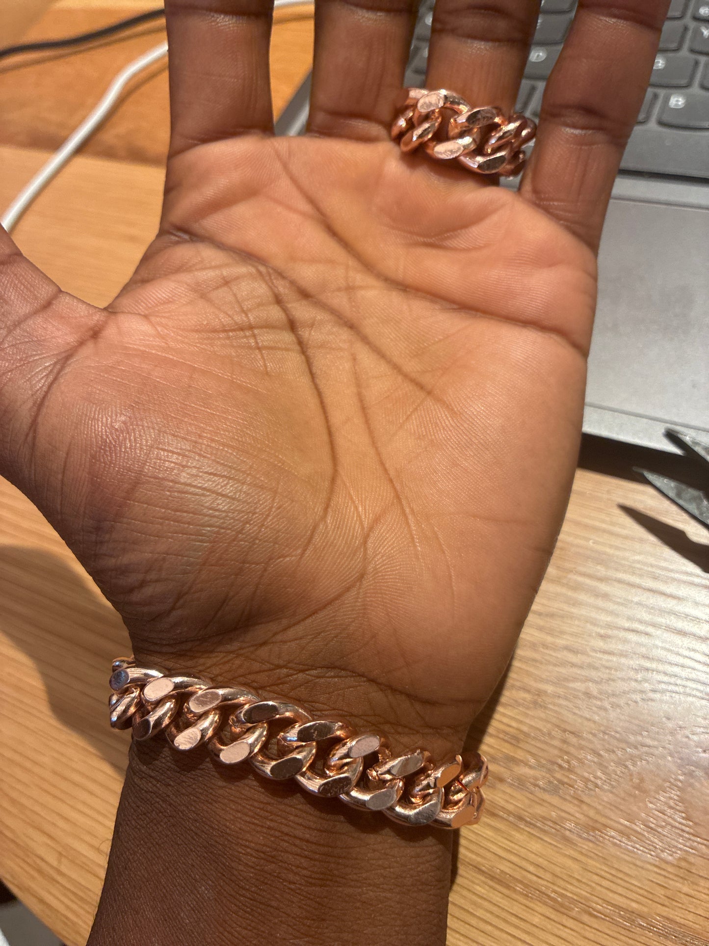 Premium Holistic Copper Cuban Healing Ring