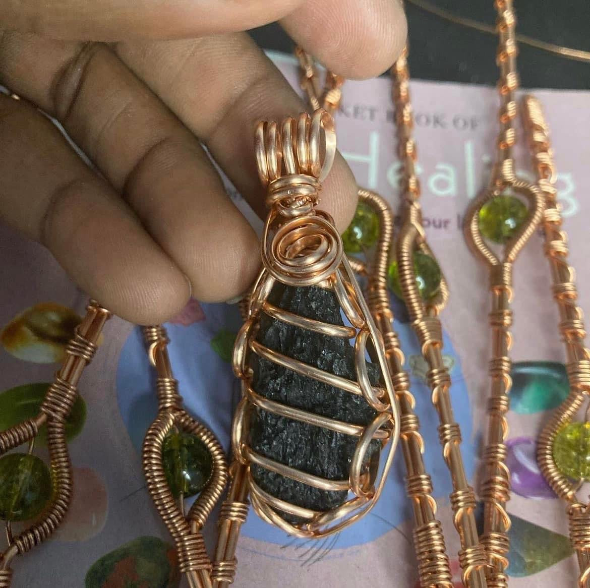 12 gram MOLDAVITE pendant