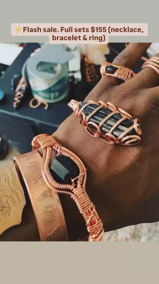 Black Tourmaline Set